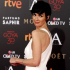 Paz Vega, el año pasado, en la alfombra roja de los Premios Goya.