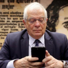 El ministro de Exteriores, Josep Borrell, en su comparecencia en el Senado este jueves.