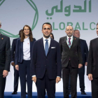 Jens Stoltenberg, Luigi Di Maio y Antony Blinken posan junto a los participantes del G-20. M. PERCOSSI