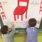 Alumnos del centro premiado de Santas Martas