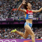 La rusa Maria Savinova, campeona olímpica de 800 metros en Londres 2012, de quien la AMA recomienda la suspensión de por vida.