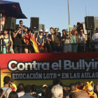 Una carroza en la manifestación del Orgullo Gay en Madrid, en el 2017.