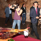 Presentación del sello de la cecina el 6 de octubre de 2011