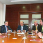 Emilio Gutiérrez, en la Cámara de Comercio.