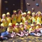 Algunos niños participantes en la peque-campa el verano pasado