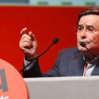 'Lito', en un congreso de UGT celebrado en Barcelona, el 21 de abril del 2009.