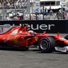 Kimi Raikkonen consigue la 'pole' en Mónaco.
