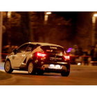 El tramo espectáculo de Ponferrada abrió la pasada noche la XXVI edición del Rally de El Bierzo. A. BARREDO