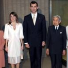 Los Príncipes de Asturias posan junto a los emperadores nipones