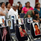 Fotografías de los desaparecidos en México.