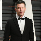 Travis Kalanick, jefe fundador de Uber, el pasado lunes, en la fiesta de 'Vanity Fair', en Hollywood.