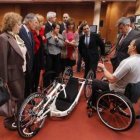 La directora del Imserso acudió ayer a las jornadas.