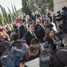 Rajoy, a su llegada al tanatorio de València donde se vela en cuerpo de Rita Barberá.