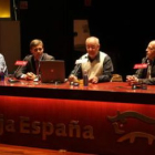 La presentación del libro contó con sus autores en la Obra Social de Caja España.