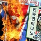 Manifestantes de Corea del Sur protestaban ayer contra el régimen vecino y su programa nuclear