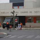 Test de antígenos a la población de San Andrés del Rabanedo, en el pabellón Camino de Santiago. F. Otero Perandones.