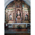 Aspecto del retablo tras la última intervención. DL