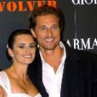 La pareja en el estreno de «Volver» en Madrid