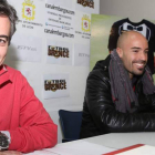 Juan Luis Díez, a la izquierda, es junto a Pablo Roberto Herrero la facción de la junta gestora de la Cultural que pretende la inversión de Mansilla. A la derecha Valdés.