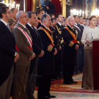 La ministra de Defensa durante su discurso en la celebración de la Pascua Militar. JUANJO MARTÍN