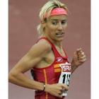 Marta Domínguez, en la final de los campeonatos de Europa.
