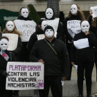 Imagen de archivo de una concentración de protesta contra la violencia machista. L. DE LA MATA