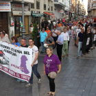 Un momento de la manifestación.