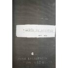 Libreta de Juan Martínez, con listado de espías.