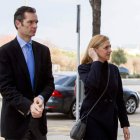 Urdangarín y la infanta, ayer. Cati Cladera