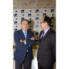Mateos y el rector de IE Universidad de Segovia, ayer.