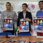 Enrique Fernández, Gallardo y Óscar, durante la presentación.