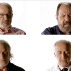 Rafael Ribó, Josep Maria Pou, Lluís Homar y el doctor Borja Corcóstegui, en las imágenes de la campaña.