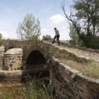 El puente de Valimbre, situado en la Vía de la Plata y ya muy cerca de Astorga.