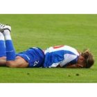 Aitor, que se había convertido en un fijo en el esquema de Jesús Tartilán, no podrá jugar más esta t