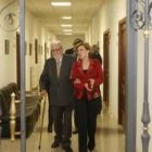 Antonio Pereira junto a la consejera María José Salgueiro
