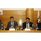 Humildad Rodríguez, Pablo R. Lago, Enrique López y Javier García Prieto durante la presentación de ‘El aire de las Meninas’.