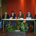Integrantes de la Junta de Personal en una reunión reciente en Santa Mª del Páramo.