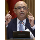 El ministro de Hacienda, Cristóbal Montoro. CHEMA MOYA