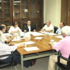 Un momento de la celebración del pleno de la mancomunidad de Cistierna.