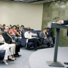 Zapatero durante la rueda de prensa posterior al Consejo Extraordinario de Ministros