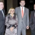 Herrera, Carrasco, Rajoy y Amilivia fueron los cuatro protagonistas del mitin del PP en León