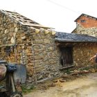 El lagar de Tedejo, durante la restauración del exterior.