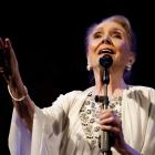 María Dolores Pradera, en un concierto en el Palau de la Música, en el 2010