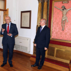 La presidenta de las Cortes, Josefa García Cirac, se reunió con el presidente de la Diputación de Valladolid, Jesús Julio Carnero.