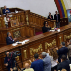 La constituyentista Gladys Requena durante la sesión de la Asamblea Nacional. EFE