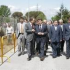 Zapatero, Riesco, Rodríguez, Silván y Fernández recorrieron Compostilla