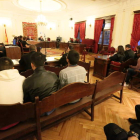 Imagen de archivo de uno de los últimos juicios con jurado popular que se han celebrado en la Audiencia Provincial de León.