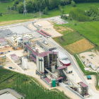 Imagen aérea de las instalaciones del centro tecnológico de la Ciuden en Cubillos del Sil. DL