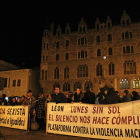 Concentración de Lunes sin Sol, anoche. f. otero perandones