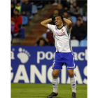 Verdasca, en la disputa del partido frente al Lugo